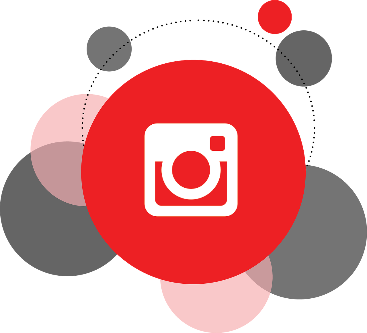 Instagram logo with background